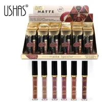 Set Ruj Lichid Mat + Creion Contur USHAS - Cod CS386B - 24/set