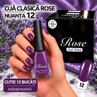 Ojă clasică - Rose Nail Polish, nuanța 12