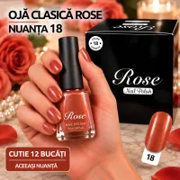 Ojă clasică Rose Nuanța 18 - cutie 12 bucăți