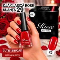 Ojă Clasică Rose 12 ml - Nuanța 29 - Cutie 12 Bucăți