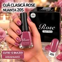 Ojă clasică - Rose Nail Polish, nuanța 205