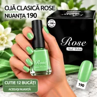 Ojă clasică Rose Nuanța 190 - cutie 12 bucăți