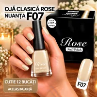 Ojă Clasică Rose - Nuanța F07 - Cutie 12 Bucăți