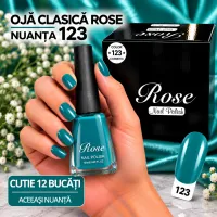 Ojă Clasică Rose - Nuanța 123 - Cutie 12 Bucăți