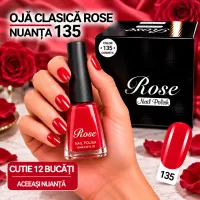 Ojă clasică - Rose Nail Polish, nuanța 135