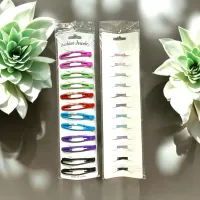 Set clame colorate tip TT - accesorii vesele pentru coafuri de zi cu zi