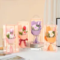 Lalele artificiale în cutie transparentă, - E144