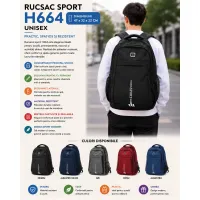 Rucsac sport unisex H664 - 47x32x22 cm