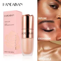 Handaiyan Liquid Highlighter H3044 - Iluminator Lichid cu Aplicator Tip Burețel, Culori Mixte