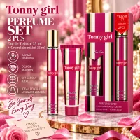 Set cadou damă cu parfum și cremă de mâini