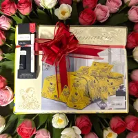 Set cadou H806 femei rafinate cu lenjerie și parfum cu cremă de mâini