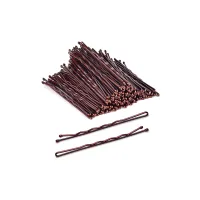 Agrafe de păr brun închis 7 cm set 30 buc