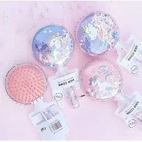 Perie descălcit pentru copii cu unicorn și paiete mișcătoare