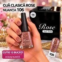 Ojă Clasică Rose - Nuanța 106 - Cutie 12 Bucăți