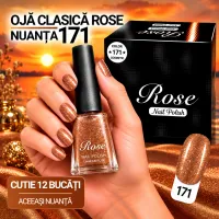 Ojă Clasică Rose 12 ml - Nuanța 171 - Cutie 12 Bucăți