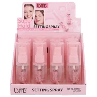 Spray Fixare Machiaj Ushas Super Hold USP002-1 - 12 Bucăți/Set