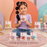 Set 12 Clame Tic Tac cu 48 Elastice de Păr