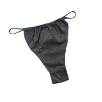 En-gros Chiloți Negri Tanga de Unică Folosință din TNT - Set 50 Bucăți - vânzare en-gros pentru revânzare