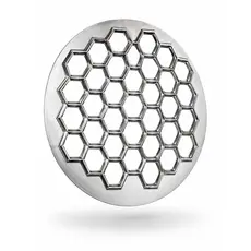 Formă Pelmeni și Colțunași tip Manti, Aluminiu Alimentar, 37 Celule Hexagonale, Diametru 28 cm