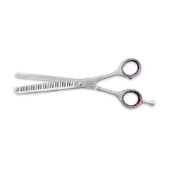 Foarfecă de Filat cu Inel Reglabil One Group din oțel inoxidabil pentru subțiere și texturare păr