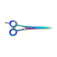 Foarfecă de tuns degrade 5.5" multicolor – design profesional și lame precise