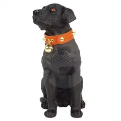 Boxă portabilă wireless Bluetooth tip Labrador, 10W, cu microfon, design decorativ