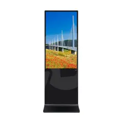 Ecran digital informativ de 50 inch tip kiosk cu funcție touch și gesturi multiple pentru afișaj comercial