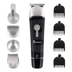 Kit de tuns și îngrijire 5 în 1 SURKER cu accesorii multiple