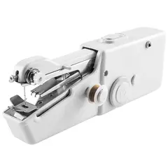 Mașină de cusut portabilă Handy Stitch, alb, set complet, funcționare pe baterii