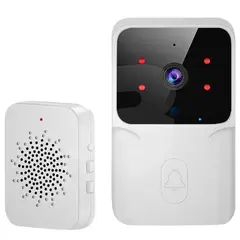Sonerie smart cu cameră video Wi-Fi Tuya M8 1080P, night vision, audio bidirecțional