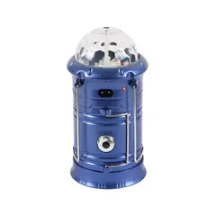 Lanternă pliabilă de camping Magic Cool XF-5801, felinar LED 360°, 6 LED + 1W, acumulator 1200 mAh, reîncărcabilă USB