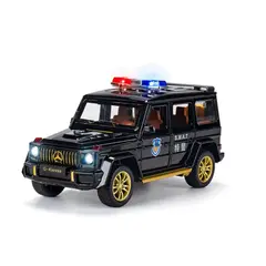 Masina Metalica Pull Back Diecast Car 1:24 Mercedes AMG G63 G Police, Sunete si lumini 6511110050891 CON-227