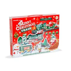 Tren de Craciun muzical, cu LED-uri 6511110044692 CON-263