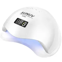 Lampă UV-LED 48W pentru unghii SUN 5, afișaj digital