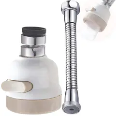 Prelungitor flexibil universal pentru robinet cu 3 moduri de pulverizare