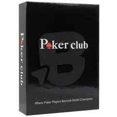 Cărți de Joc Poker Club 100% Plastic – Set Profesional 54 Cărți