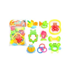 Set Primul Meu Zâmbet: Colecție de Zornăitoare și Jucării pentru Dentitie, Multicolor, Materiale Sigure pentru Bebeluşi