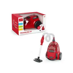 Aspirator Interactiv "LADUO Vacuum Cleaner", cu Sunete Realiste, Lumini și Funcție de Aspirație, Roșu