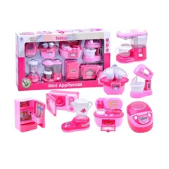 Set Jucării Electrocasnice "Fun Fun Home", Mini Aparate de Bucătărie cu Sunete Realiste și Lumini, Diverse Modele