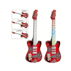 Chitară Electrică Interactivă "Rock Star" cu Lumini LED, Sunete de Solo și Melodii Rock incorporate