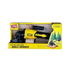 Polizor Unghiular Electric "Power Workshop", cu Sunete Realiste, Lumini și Disc de Simulare Rotativ