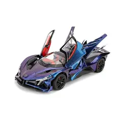 Mașină metalică de jucărie cu lumini și sunete