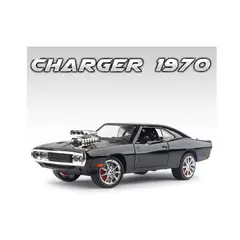 Mașină Metalică Dodge Charger 1970 "Classic Muscle", Scara 1:24, Vopsea Lăcuită, Sunete și Lumini