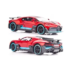 Mașinuță Bugatti Divo metalică vedere frontală