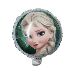 Balon din Folie de Aluminiu Rotund, Model Elsa din Frozen, 25 x 25 cm