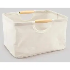 Cutie de Depozitare Universală, Organizator cu Capac și Structură Rigidă, 42 x 29 x 29 cm