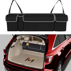 Organizator pentru Portbagaj, Depozitare Mașină cu Compartimente, 90 x 25 x 12 cm