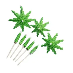 Set 12 Bețișoare Decorative Artificii Colorate pentru Cocktailuri 15 cm