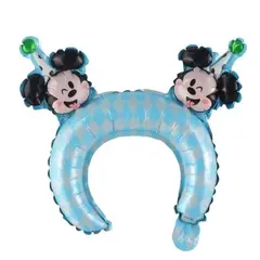 Balon din Folie Tip Bentiță pentru Cap, Model Personaje Animate Albastru, 31 x 31 cm