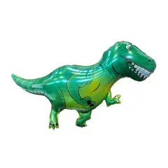 Balon din Folie de Aluminiu Tip Figurină, Model Dinozaur Triceratops, 86 x 88 cm